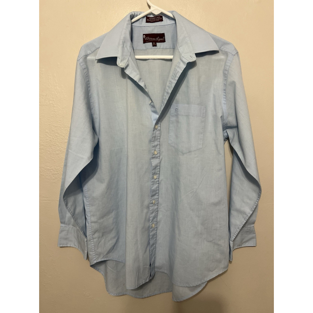 Vtg Etienne Aigner Men's Button Down Shirt Size 16 1/2 32/33‎ Business Career